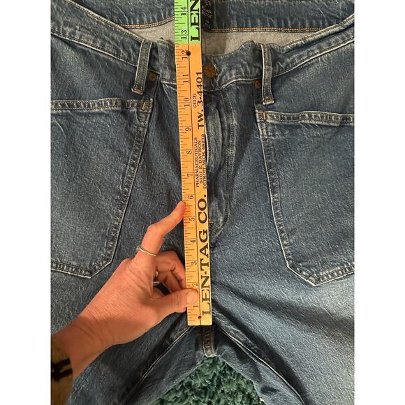 J.Crew High Rise Boot Cut Medium Wash Jeans Womens Sz. 34 Preppy - Picture 5 of 10